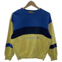 【中古】　LANCEL　スウェット　長袖　トレーナー　トップス　クルーネック　裏毛　ブランドロゴ　刺しゅう　古着　/1990のサムネイル