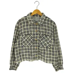 ザラ ZARA ツイードチェックジャケット レディース import：M 
