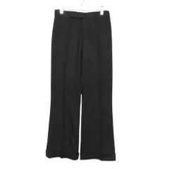 RALPH LAUREN ラルフローレン パンツ アンゴラ混 ヘリンボーン スラックス ボトムス インパクト21 FK-2 ブラック 2【M】 レディース 【中古】