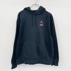 AIR JORDAN　エアジョーダン　PSG　パリサンジェルマン　スウェットパーカー/フーディー　黒　ブラック　Mサイズ　古着【値引き交渉OK！】のサムネイル