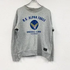 ALPHA INDUSTRIES INC　アルファインダストリーズ　スウェット/トレーナー　灰色　グレー　Mサイズ　古着【値引き交渉OK！】のサムネイル