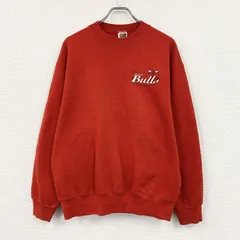90s　FRUIT OF THE LOOM　NBA　シカゴブルズ　スウェット/トレーナー　赤　レッド　Lサイズ　古着【値引き交渉OK！】