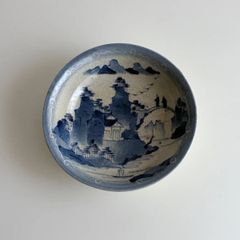 二本松萬古焼井上窯 茶碗 共箱木箱付き 福島県 骨董 茶道具 茶器 抹茶