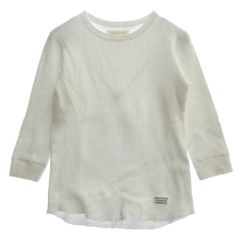 WACKO MARIA ワッコマリア ワッフル サーマル 長袖 カットソー 白