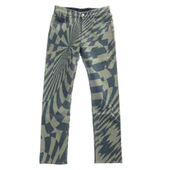 Stella McCartney ステラマッカートニー ED CURTIS 幾何学模様 総柄 デニムパンツ ブルー系 M【美品】【中古】のサムネイル