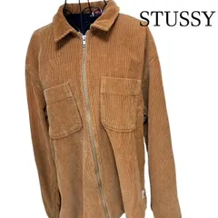 ステューシー 　STUSSY WORKGEAR 　コーデュロイ ジップジャケット L 茶のサムネイル