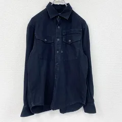 G-STAR RAW　ジースターロー　長袖デニムシャツ　紺　ネイビー　Mサイズ　古着