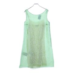 □ a1532 PRADA【プラダ】 ワンピース バイカラー Aライン 半袖