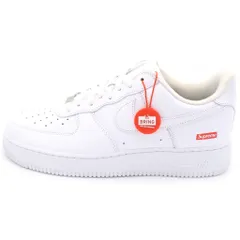 NIKE (ナイキ) ×SUPREME AIR FORCE 1 LOW CU9225-100 シュプリーム エアフォース 1 ローカットスニーカー ホワイト US9.5/27.5cm