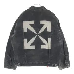 OFF-WHITE (オフホワイト) 20SS アロープリントデニムジャケット ブラック OMYE051S20E55025のサムネイル