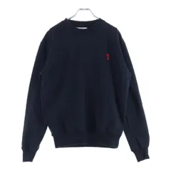 AMI Alexandre Mattiussi (アミアレクサンドルマテュッシ) Sweatshirt ロゴ刺繍 クルーネックスウェットトレーナー ブラック A19J007.730のサムネイル