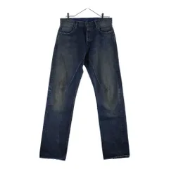 Rick Owens DRKSHDW (リックオウエンス ダークシャドウ) 25AW KURDT IND ヴィンテージ加工 ダメージデニム インディゴ DL02E2399-HVWJPのサムネイル