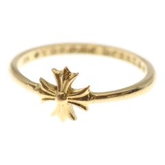☆CHROME HEARTS 22K クロスリング ゴールドピンキーR 未使用 - メルカリ