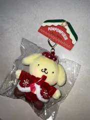 サンリオ クリスマス ホリデー ポップアップ ポムポムプリン キーホルダー ぬいぐるみ