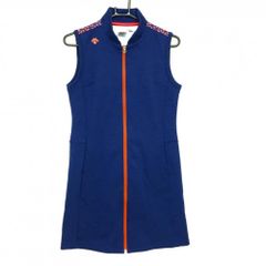 DESCENTE GOLF 紺 ネイビー ワンピース M - メルカリ