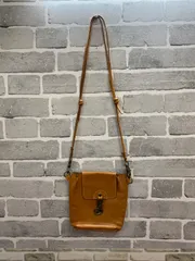 Y【Y8-73】◇ BARRAULT    ショルダーバッグ　茶色　レディースのサムネイル