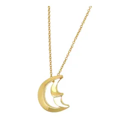 ティファニー クレセントムーン ネックレス 750 (K18YG) レディース TIFFANY&Co.【中古】 【ジュエリー】