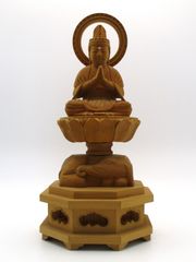 五輪塔（海宇工芸製、桧、金泥文字入、総高15cm、内部収納有り