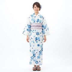 限定値下げ】大塚呉服店 すずらん柄浴衣(ミントオレンジ) - メルカリ