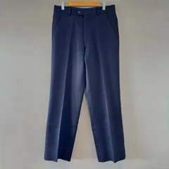 90's Christian Dior MONSIEUR クリスチャンディオール ムッシュ ウールスラックス ネイビースラックス 長ズボン 紺 メンズ サイズ 79cmのサムネイル