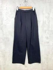 green label relaxing グリーンレーベルリラクシング ウエストゴム 裏起毛 オルマイ パンツ size34/黒 ■■ レディース