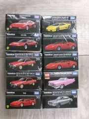 トミカ　10台まとめ売り(スカイライン2台、キャデラック、テスタロッサ、512BB、カウンタック2台、ランボルギーニディアブロ、F40、GTR)　TOMICA　タカラトミー　26WK0889のサムネイル