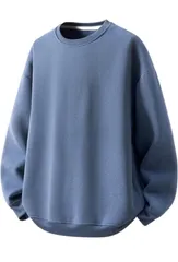 トレーナー メンズ Tシャツ 長袖 春秋服 無地 パーカー 大きい サイズ ゆったり シルエット プルオーバー トップス カジュアル ファッション おしゃれ 柔らかい肌触り