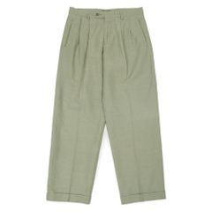 Cornier WASHED LINEN TWILL 2-TUCK PANTS - メルカリ