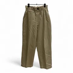JANE SMITH (ジェーンスミス) WESTPOINT COTTON PANTS 24SPT-♯309L カーキ 36