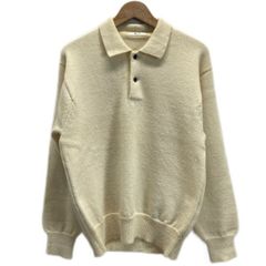 サイズ3！comoli シルクカシミアコットンブレンドポロシャツ - メルカリ