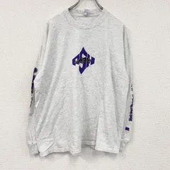 ～00s　RUSSELL　ラッセル　NFL　PANTHERS　パンサーズ　長袖Tシャツ/ロンT　ヴィンテージ　灰色　グレー　XLサイズ　古着【値引き交渉OK！】のサムネイル