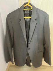 COS コントラストストライプニット トラックジャケット S ネイビー
