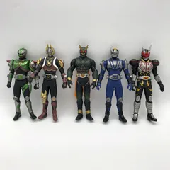 ライダーヒーローシリーズ　フィギュア　ソフビ　５体セット　#i00154