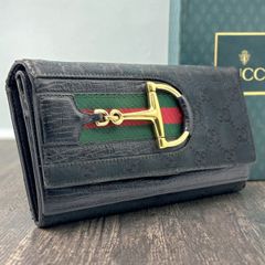 時を重ねて、なお色褪せない】 GUCCI オールドグッチ 長財布 シェリー 