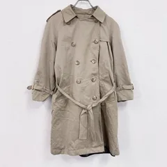 LONDON FOG　ロンドンフォグ　ダブルトレンチコート　ベージュ　8サイズ　古着【値引き交渉OK！】のサムネイル