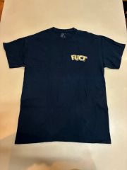 90s FUCT ファクト アメリカ製 ロゴ 半袖 Tシャツ ブラック フェード