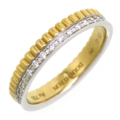 ブシュロン キャトル ラディアント ダイヤモンド リング ハーフ #52 JAL00134 Au750 (K18YG K18WG) レディース Boucheron【中古】 【ジュエリー】