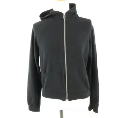 ルシェルブルー LE CIEL BLEU Stunning カットソー パーカー 長袖 ジップアップ ストレッチ 黒 36 *E849のサムネイル