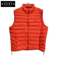 POLO RALPH LAUREN　ポロ ラルフローレン　オレンジ ダウンベスト　XXL