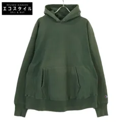 Champion　チャンピオン　グリーン 90's~00's リバースウィーブ 目あり フーディーパーカ　XL