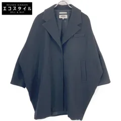 MM6　エムエムシックス　ブラック S32AA0104 2015AW オーバーサイズ コクーンコート　36のサムネイル