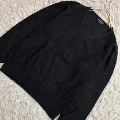 SEVENTY ニット ブラック F シンプル Ｖネック キレイめ ナチュラル