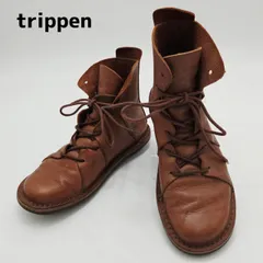 trippen　トリッペン　Nomad/ノマド　レザーレースアップブーツ　37　ブラウン/茶のサムネイル