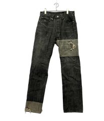 マスターマインドジャパン デニムパンツ ダメージ加工 クラッシュ MT-PA01-00-D メンズ SIZE M mastermind JAPAN