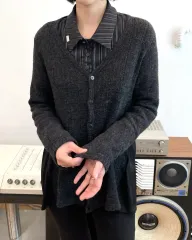 S ズッカ ウール レーヨン カーディガン