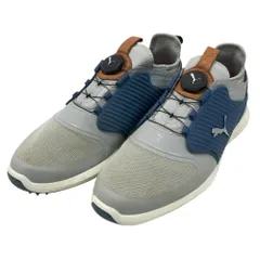 PUMA GOLF プーマゴルフ 192236-07 IGNITE PWRADAPT CAGED DI ゴルフシューズ  ブルー系 26.5 [240101680791] ゴルフウェア メンズ ストスト