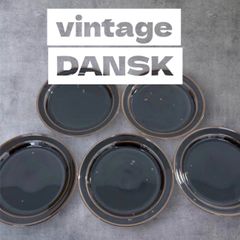 DANSK Brown Mist 中皿 丸皿 ラウンドプレート 4枚セット - メルカリ