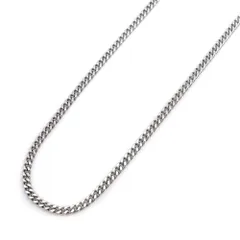 【栄】ジュエリー ネックレス 喜平 2面シングル Pt850 プラチナ 約22.3g 約59.5cm メンズ レディーズ
