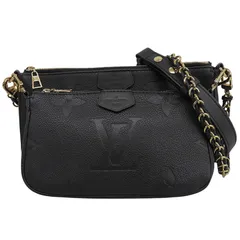 ルイヴィトン LOUIS VUITTON モノグラム・アンプラント ミュルティ・ポシェット・アクセソワール 2WAY ノワール M80399 中古 新入荷 LV2100