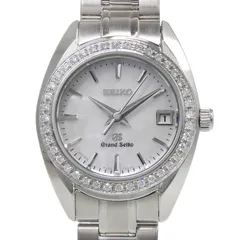 グランドセイコー SEIKO レディース クォーツ 腕時計 SS ベゼルダイヤモンド ホワイトシェル文字盤 STGF279 中古 新入荷 OW0495のサムネイル
